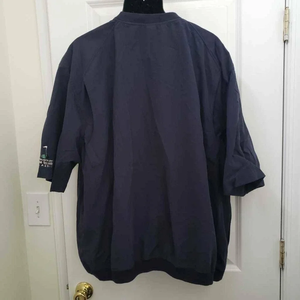 Antigua Mens Golf Activewear Pullover Blue 3/4 Sleeve Windbreaker Hope Mens‎ XL